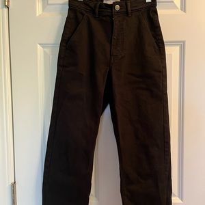 everlane The Straight-Leg Crop in size 00